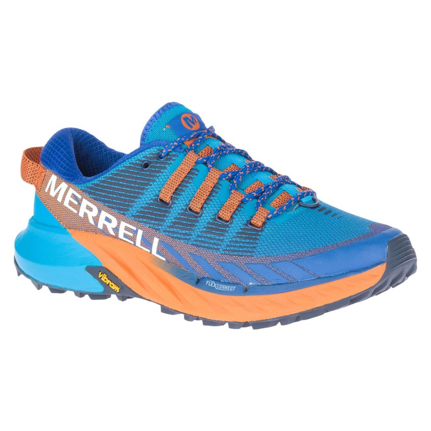 Chaussure Trail Merrell Agility Peak 4 Bleu Homme | F.L.ENFA